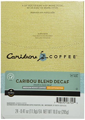 Pst on 7/18/2021, while supplies last. Caribou Coffee, Caribou Blend Decaf, K-Cup Portion Pack ...