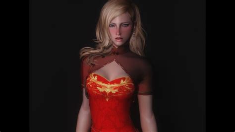 The wedding dress can be looted from the body of vittoria vici during the dark brotherhood quest bound until death.. lovehappy.net - tda luka china dress skyrim mod - YouTube