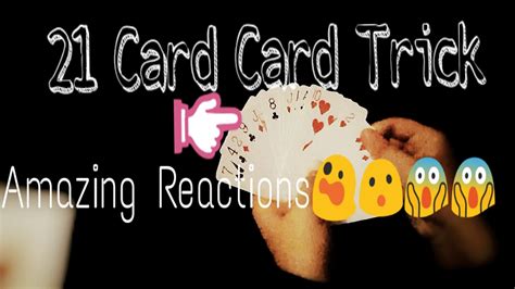 In its original incarnation, it is still a baffling effect: Impress With Just 21 Cards♠♣ Very Easy 21 Card Mathematical Trick, Beginner Street Magic Trick ...