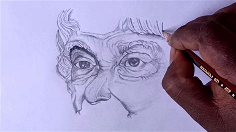 Sample biography on apj abdul kalam description: Sketch of Dr APJ Abdul Kalam | How to draw hands, Free ...