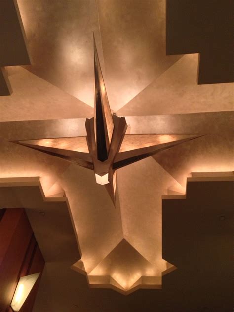 These 6 ceiling fans are quiet, powerful, and stylish options for your home. Art Deco ceiling light at Mr. Ks restaurant - 570 ...