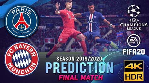Bayern munich were untouchable in europe last season but face a tough test in the last 16 of the champions league this term against a dangerous lazio. Paris Saint Germain Vs Bayern Munich | FIFA 20 Predicts ...