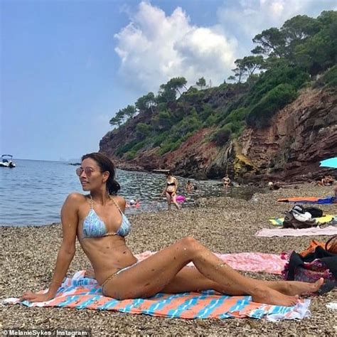 We did not find results for: Melanie Sykes flaunts her toned pins and pert posterior in ...