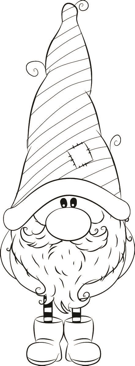 Push pack to pdf button and download pdf coloring book for free. 1255-03 William winter Gnome | Gnome patterns, Christmas ...