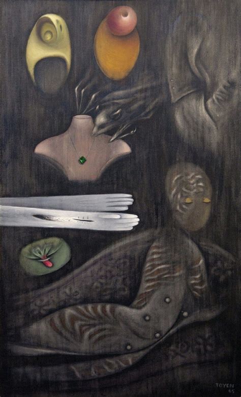 Sotheby's presents works of art by toyen. Toyen c. 1965, All in All. | Surreal art, Art ...