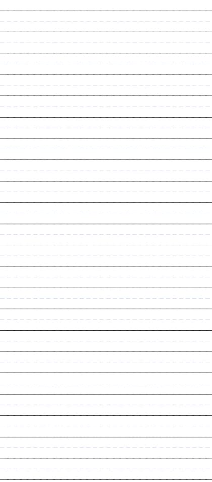 Smooth, sulphite paper with 15 lb basis weight is 3/8 inch ruled with 1/8 inch broken lines. Lined Handwriting Paper | Hand Writing