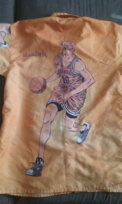 I am part of the illuminati. Slam Dunk Anime Button Up Shirt in flawless condition ...