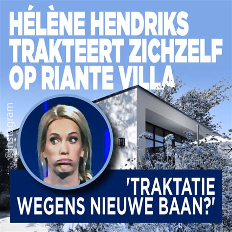 Onlangs nog vertelde ze in voetbal international dat ze met regelmaat berichtjes en verzoekjes. Hélène Hendriks gaat verhuizen - Ditjes & Datjes