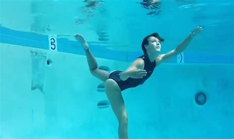 World's deepest swimming pool hotel terme millepini pool located at the hotel terme millepini in i was swimming underwater in a 15 feet deep pool and having a lot of fun. A Ballerina Graciously Dances Underwater