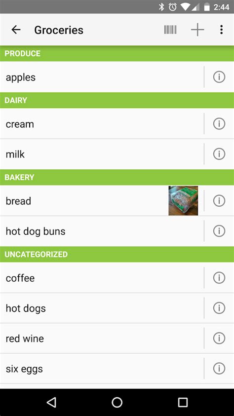 How would i get the names in alphabetical order? Our Groceries Shopping List - Android Apps on Google Play
