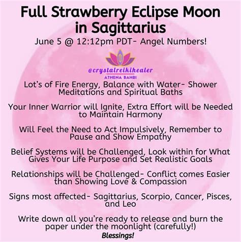 Strawberry moons forever ~ it's a full moon this friday the 13th! Pin on Positive VIbEs