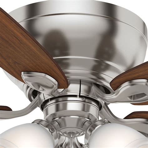 As the name implies the concept ii is simple in style, yet ingenious by design and requires 75% less time and labor to assemble than conventional ceiling fans. Casablanca DURANT 44 Durant 44" 5 Blade Flush Mount ...