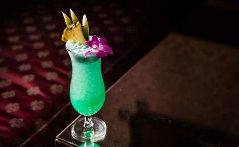 3/4 ounce senior & co.'s blue curaçao 3/4 ounce clément coconut liqueur Garret Richard's Blue Hawaii Cocktail Recipe | PUNCH