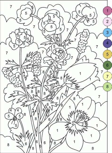 Find all the coloring pages you want organized by topic and lots of other kids crafts and kids activities at allkidsnetwork.com. Color By Number For Older Kids - Coloring Home