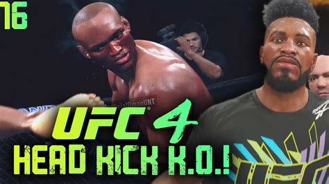 This ufc 4 career mode gameplay is brought to you by the ea game changers program. UFC 4 Career Mode Gameplay EP. 16 - Insane Neck Breaking Knockout Kicks! UFC 4 Career Mode - YouTube
