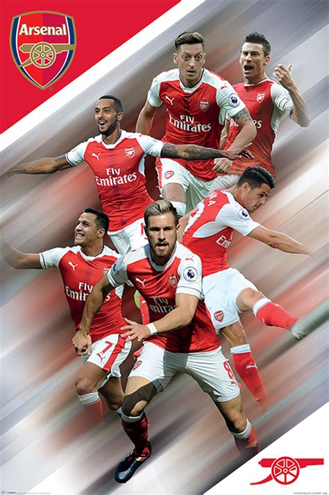 All the latest news on arsenal. Arsenal FC - Players 16/17 - Poster - 61x91,5