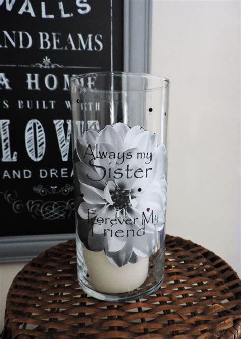 Maybe you would like to learn more about one of these? Sisters Candle Holder | Sister Gift | Sister Birthday Gift ...