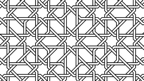 Easy to color in to make your own unique designs. islamic geometric pattern png - Clip Art Library