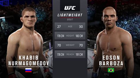 Mma reacts to ufc 219: EA Sports UFC 2 - Edson Barboza Vs Khabib Nurmagomedov ...