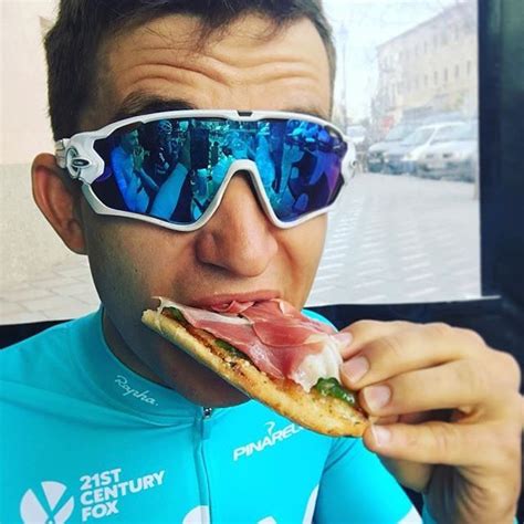 On a bike, he's a lethal and photogenic combination of classy, aero and punchy. Michal Kwiatkowski fueling up mid training session in his ...