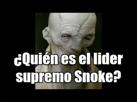 Luiza duarte artigos, cinemundo andy serkis, líder supremo snoke, rian johnson, snoke, star wars, star wars: ¿Quién es el líder supremo Snoke? ¡Spoiler! - YouTube