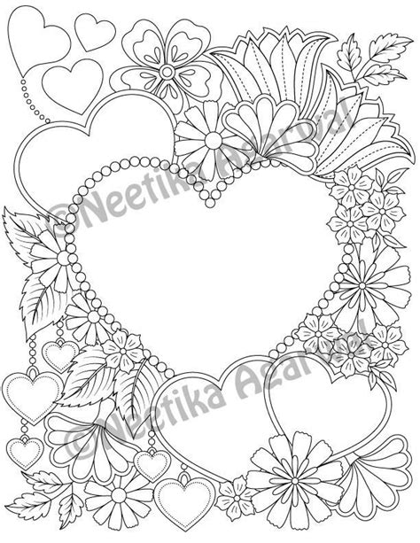 We did not find results for: Valentine Hearts - Valentine - Adult Coloring Page ...