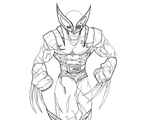 Wolverine Cartoon Coloring Pages at GetDrawings | Free ...
