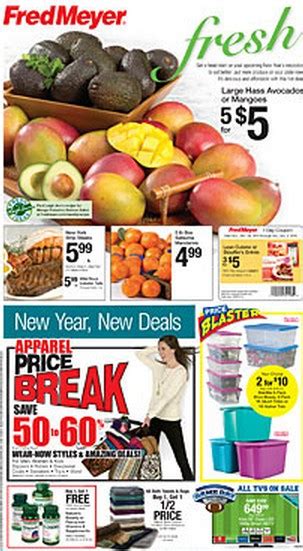 Watches must be returned within 30 days in unworn condition. Fred Meyer Coupon Deals: 12/28 - 1/3 - $1 Mangoes ...