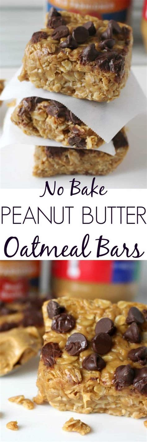 The first time i made this recipe, i wasn't sure the recipe would work in bar form. No Bake Peanut Butter Oatmeal Bars Princess Pinky Girl ...