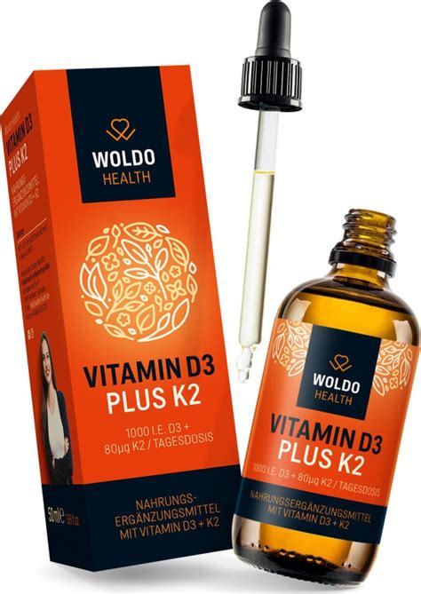Supplementing vitamin d3 and k2 comes with all the benefits of vitamin d and vitamin k, but also some unique health benefits that are only unlocked when these two vitamins are used together. WoldoHealth Vitamin D3 + K2 Kapky ( 1000 I.U ...