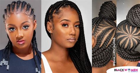 These stylish yet simple braided hairstyles will make it easier than ever. Ankara Teenage Braids That Make The Hair Grow Faster - 2020 Best Black Braided Hairstyles For ...