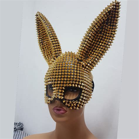 Each pack comes with 10 masks and a resealable bag for. US$ 95 - Burning Man Festival Spike Bunny Face Mask - www ...