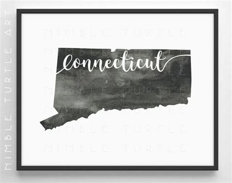 Check out our connecticut state outline selection for the very best in unique or custom, handmade pieces from our shops. Connecticut State Outline Watercolor Printable Connecticut ...