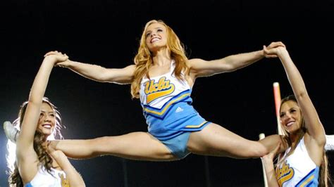 Reality show following the auditioning process and making of the annual dallas cowboys cheerleading squad. UCLA cheerleader, fall, two, Bruins, Sophie