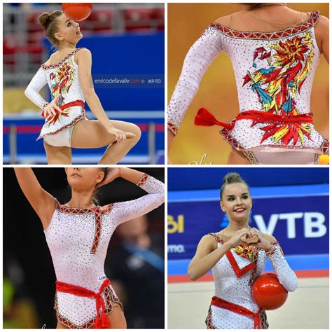 Dina averina scored a 27.200 with the hoop, 28.300 with the ball, 28.150 with the clubs and 24.00 with the ribbon. Dina Averina (Russia), ball 2018 (photos by ...