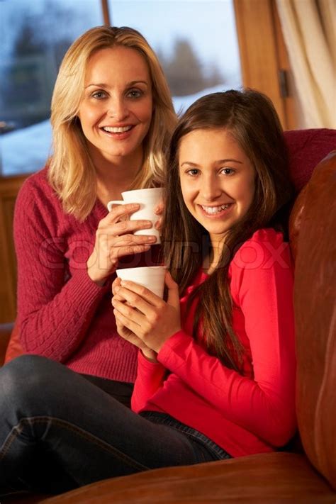 The same happens with your girl. Portrait Of Mother And Daughter ... | Stock Photo | Colourbox