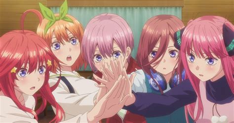 The quintessential quintuplets (2019) a poor, straight a student is hired to tutor some rich quintuplets. 10 Anime To Watch If You Like The Quintessential Quintuplets