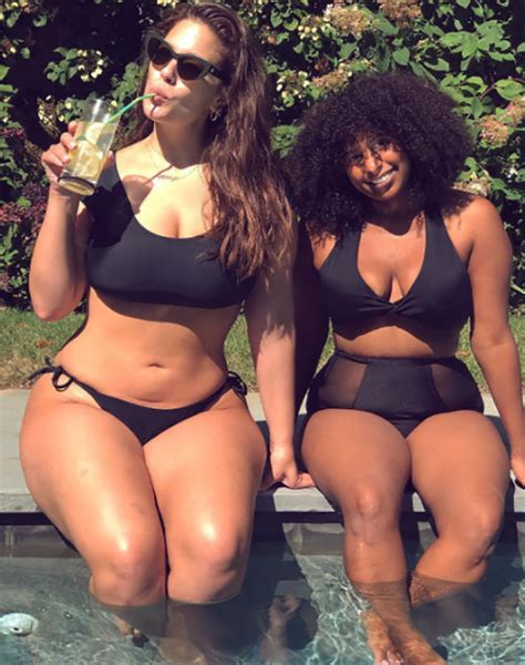 Ebony diva tia cherry is the epitome. Ashley Graham's eye-popping assets SPILL OUT as she ...