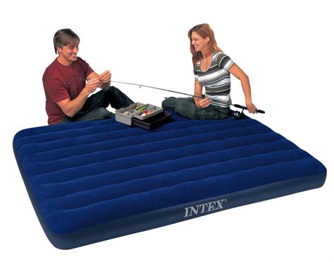A cheap air mattress (less than $60 for a queen) will usually lack an adequate we previously tested five mattresses from brands including soundasleep, intex, and coleman. Intex Classic Downy Inflatable Queen Mattress Air Bed