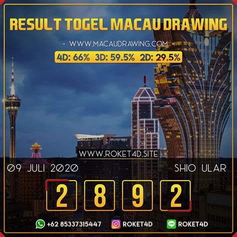 macau live draw hari ini