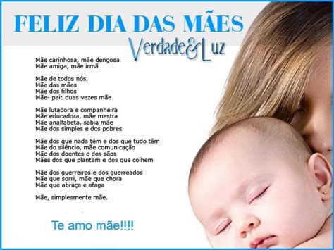 Devido a tudo isso que foi dito, reunimos 10 opções de mensagens para você homenagear sua mãe. Feliz Dia das Mães Amor da minha Vida - Verdade Luz