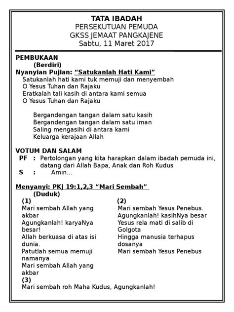 Dalam perspektif agama katolik, ibadah dipandang sebagai pertemuan antara allah dan manusia, sebagai ungkapan ketaqwaan dan saling mengukuhkan dalam. Votum & Salam Ibadah Kristen / Meskipun tanpa doa ...