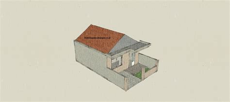 4 bentuk denah rumah ukuran 6x12 m2 menarik. Gambar Rumah Minimalis 6x10 Meter (Tipe 42) - Sketchup Ku!