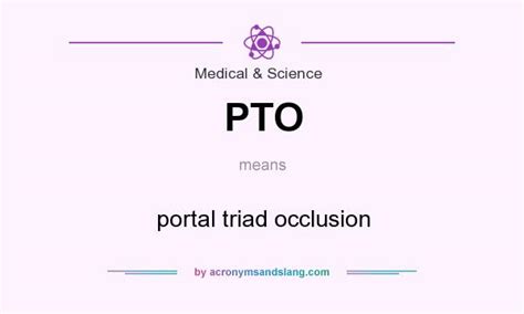 Hepatic venules surround portal triads and drain blood from the liver. PTO - portal triad occlusion in Medical & Science by ...