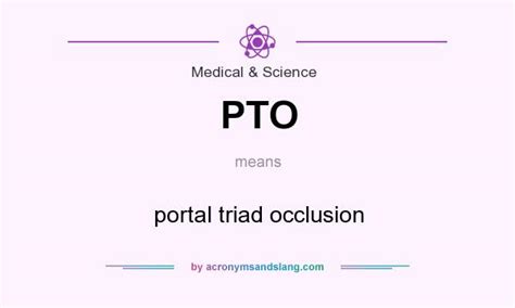 Hepatic venules surround portal triads and drain blood from the liver. PTO - portal triad occlusion in Medical & Science by ...