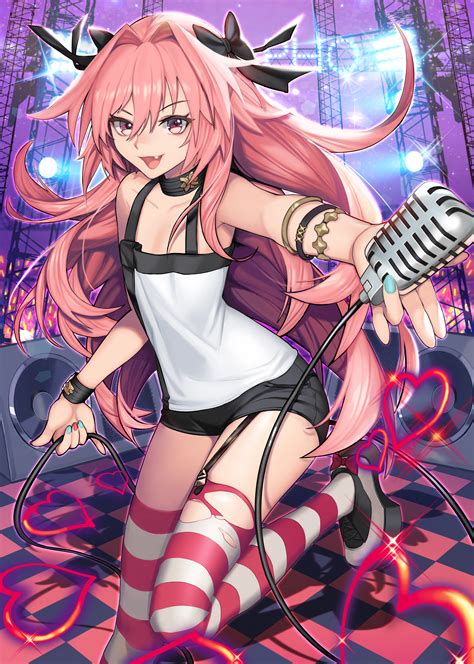 Check spelling or type a new query. pink hair, open mouth, long hair, painted nails, Fate ...