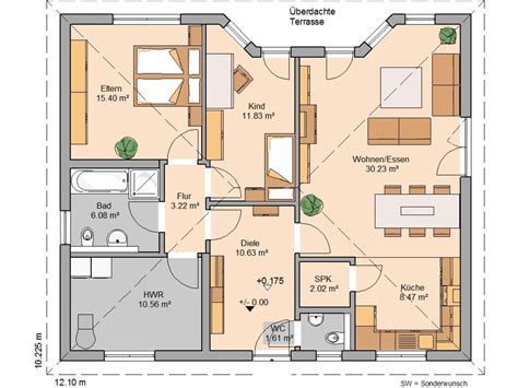 Stufenlose, fließende übergänge bieten ein höchstmaß an komfort und barrierefreiheit. Bungalow Flair von Kern-Haus | Barrierefrei und stufenlos ...