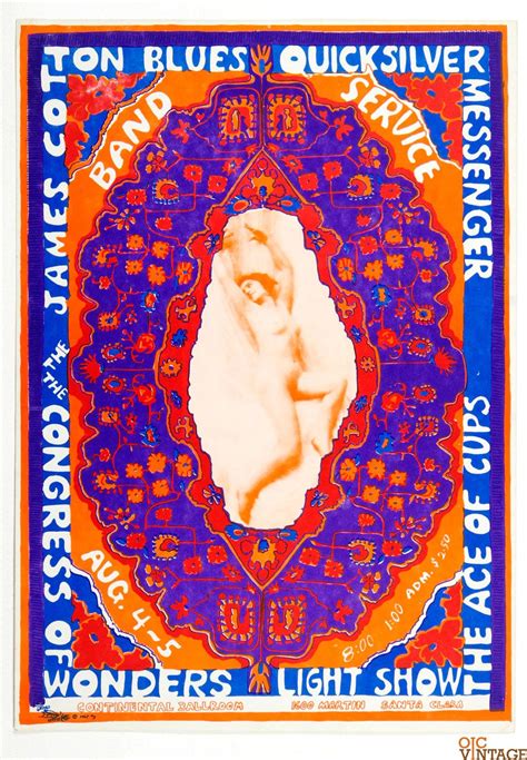 Free shipping for many products! Quicksilver Messenger Service Poster 1967 Aug 4 ...