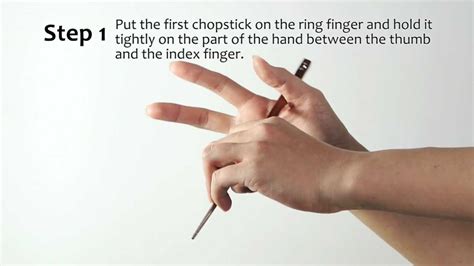 How to hold chopsticks like a professional purewow. how to hold chopsticks - YouTube