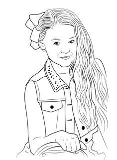 Print excellent bows jojo siwa coloring pages ...